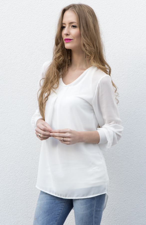 witte dames blouse online