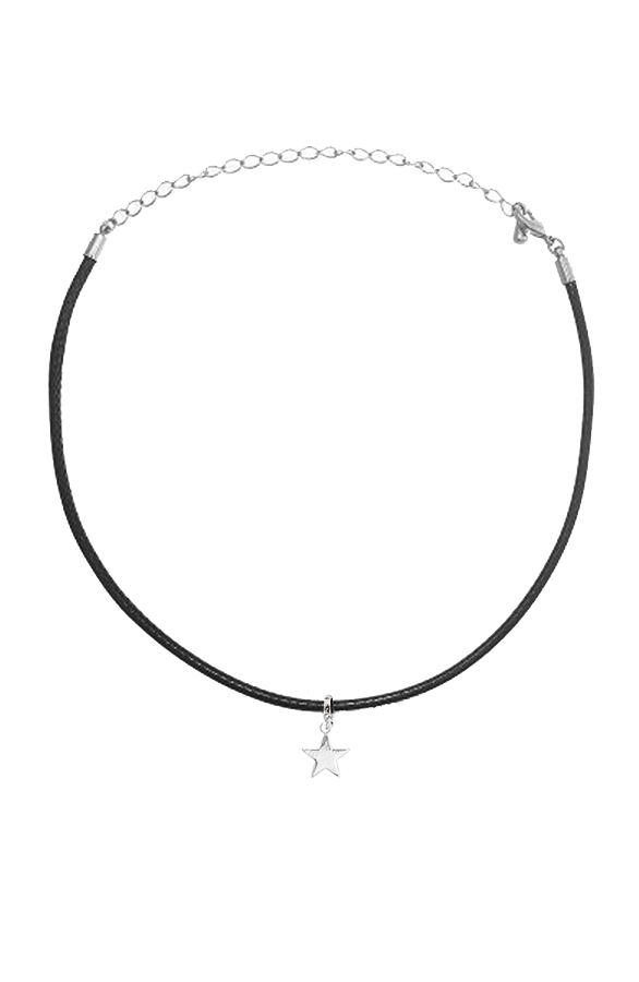 Choker Ketting Ster Zilver