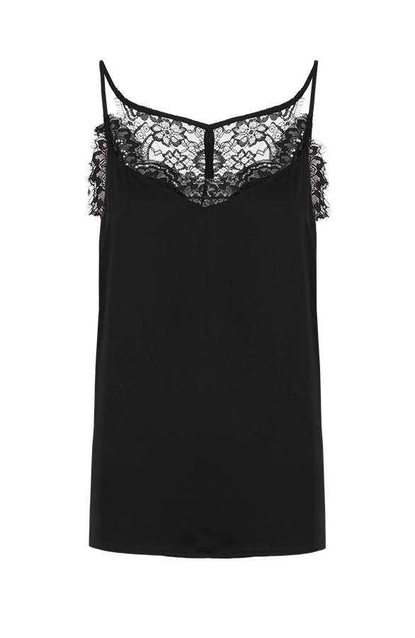 All About Lace Top Black