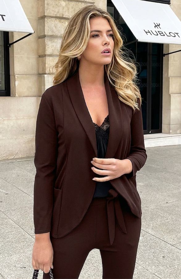 Basic Blazer Choco